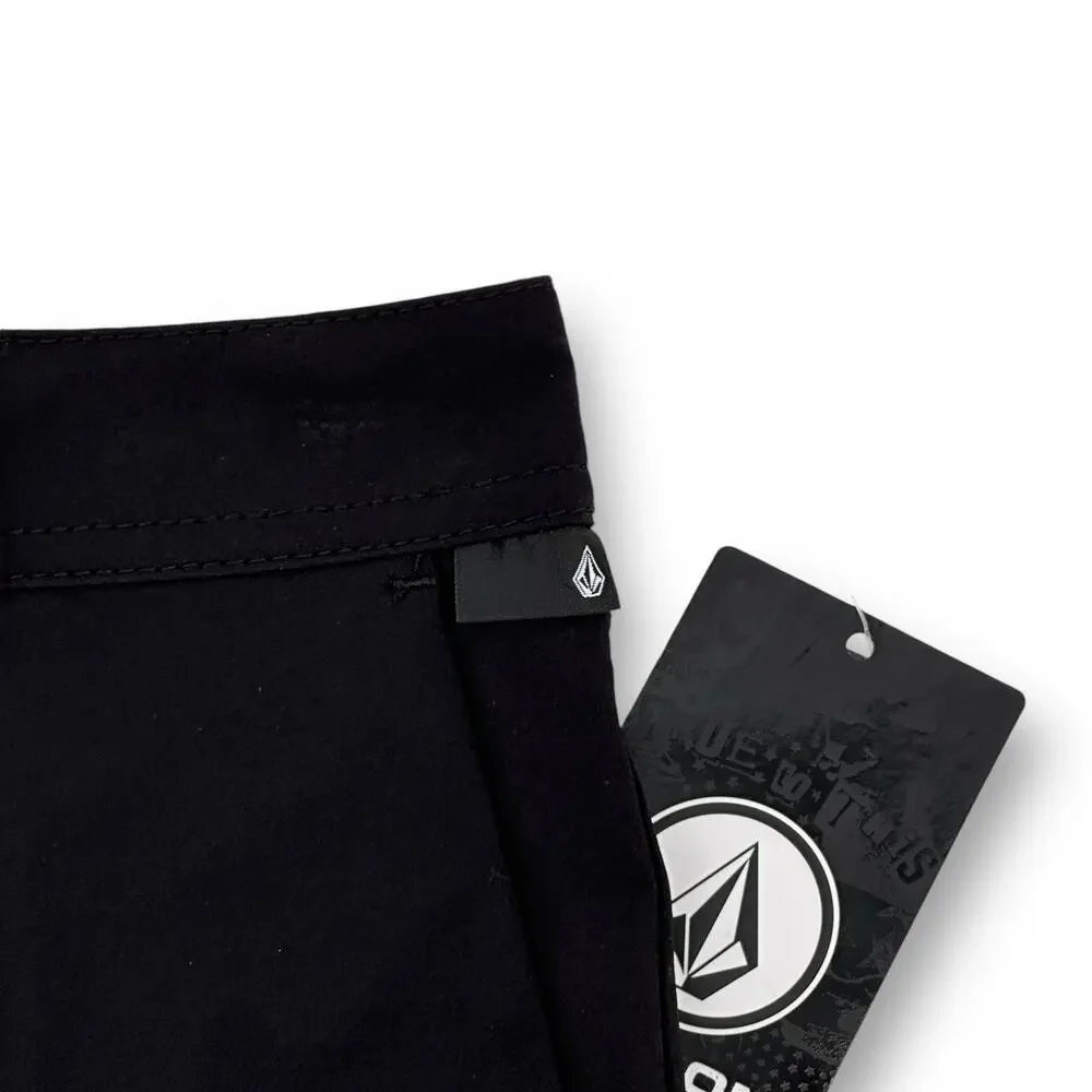 Volcom Frickin Cross Shred Static Shorts Big Boys Size 26 Medium 12 Black